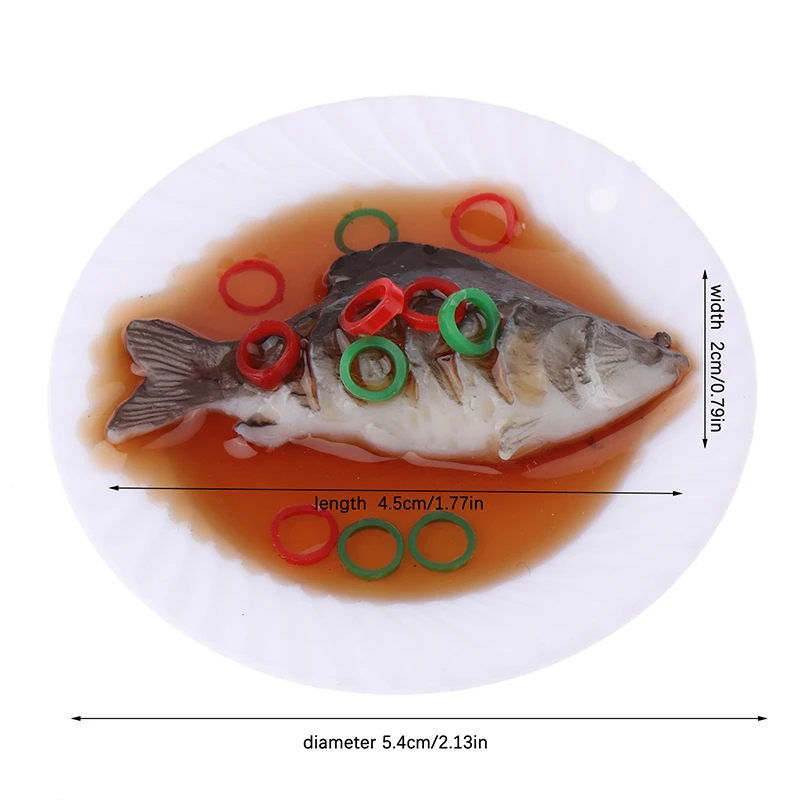 1:12 دمية مصغرة مطهو ببطء الأسماك المطبخ الصيني نموذج المطبخ اكسسوارات الطعام ل بيت الدمية ديكور الاطفال التظاهر اللعب اللعب
