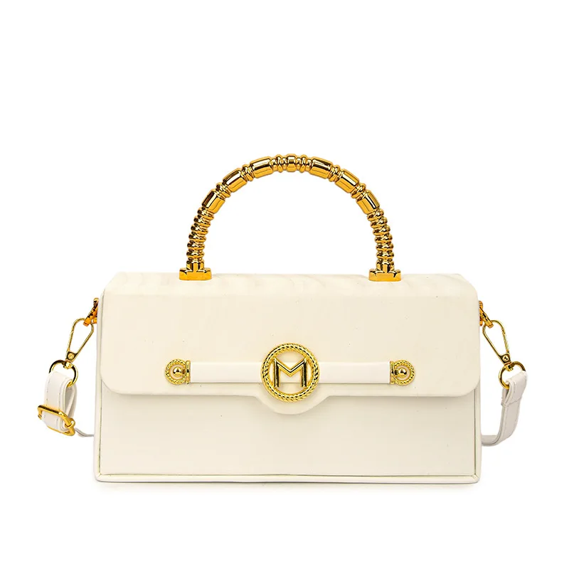 

2025 Hot Selling Small Hard Shell Box Purse - Candy Color Mini Shoulder Bag, Lightweight & Durable Flip Top Design