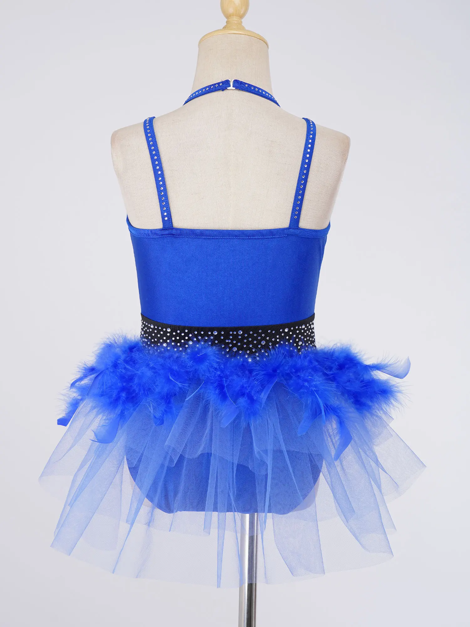 Kids Girls Ballet Dance Dress Sequins Gymnastics Leotard Tutu Skirt Jazz Latin Ballroom Dance Performance Costume Dancewear - view 4
