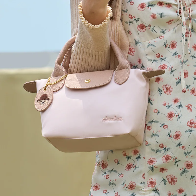 

Новая женская сумка-пельмень 2025 года: универсальная, на одно плечо, через плечо, маленькая, с цветным принтом, для повседневного использования