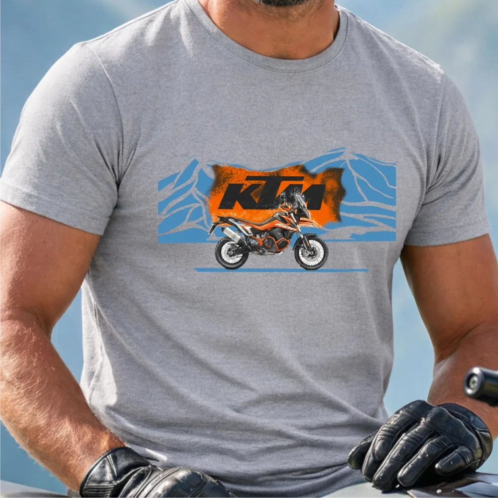 Camiseta KTM Duke, Camiseta con Gráfico de Motociclismo de Carreras Callejeras, Ropa Estilo Motero