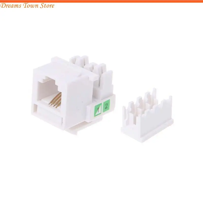 HX6A 5pcs Módulo telefónico sin herramientas RJ11 Cat3 Keystone Telecom Telecom