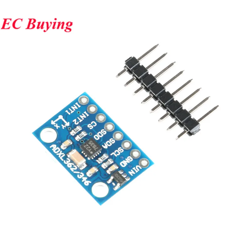 Módulo de aceleração do sensor de gravidade digital de 3 eixos ADXL346 GY-346 substitui módulo ADXL345 interface I2C SPI IIC