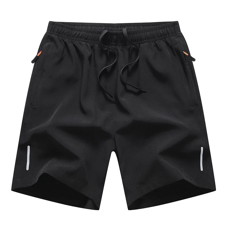 Men Shorts Super Size M-8XL 2024 Summer New Outdoor Sports Fitness Jogging Solid Color Casual Short Pants Fashion Men Clothing