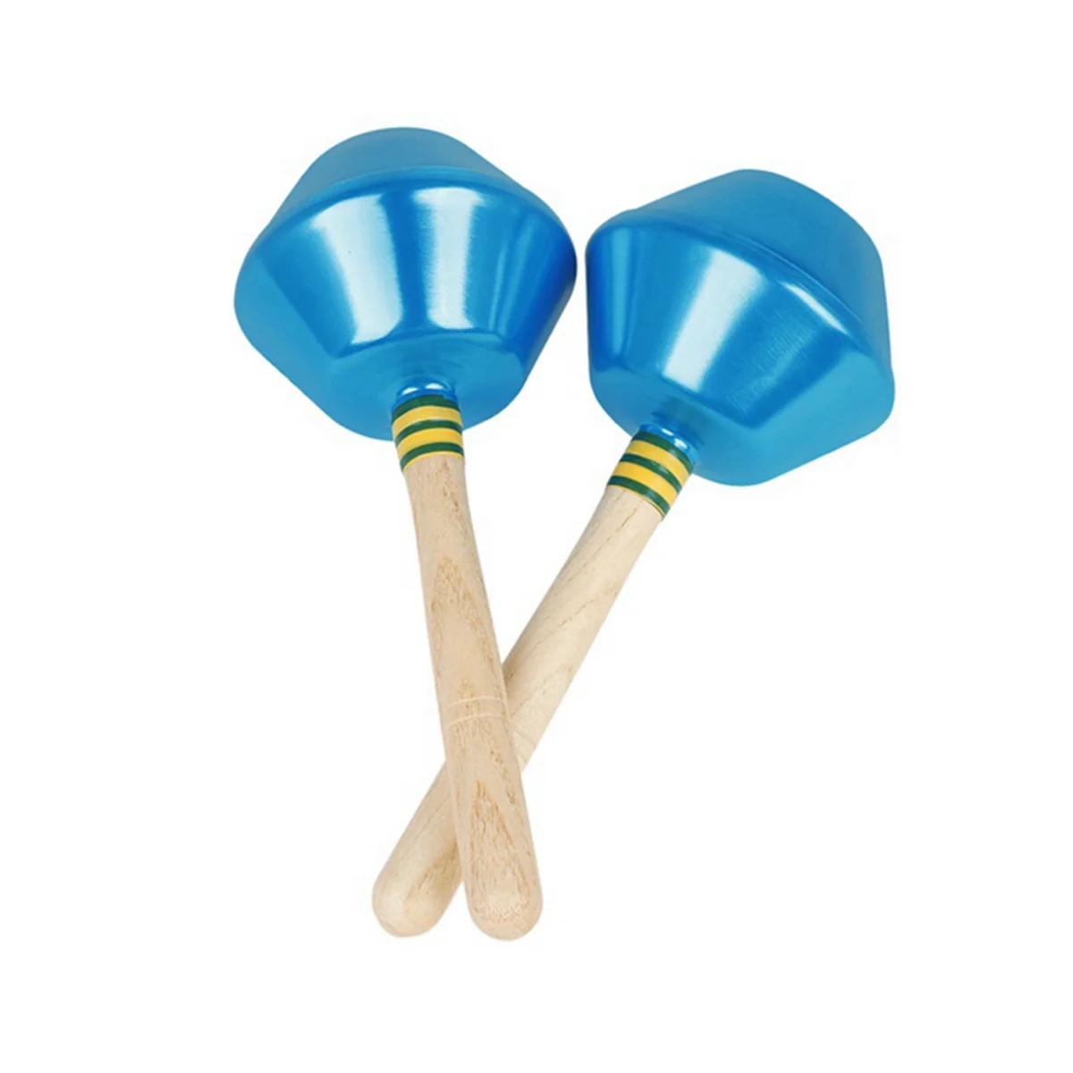 Orff Sand Hammer Orff Musical Percussion Instrument Children Rattle Toys Musical Instrument Toy,1Pair Blue