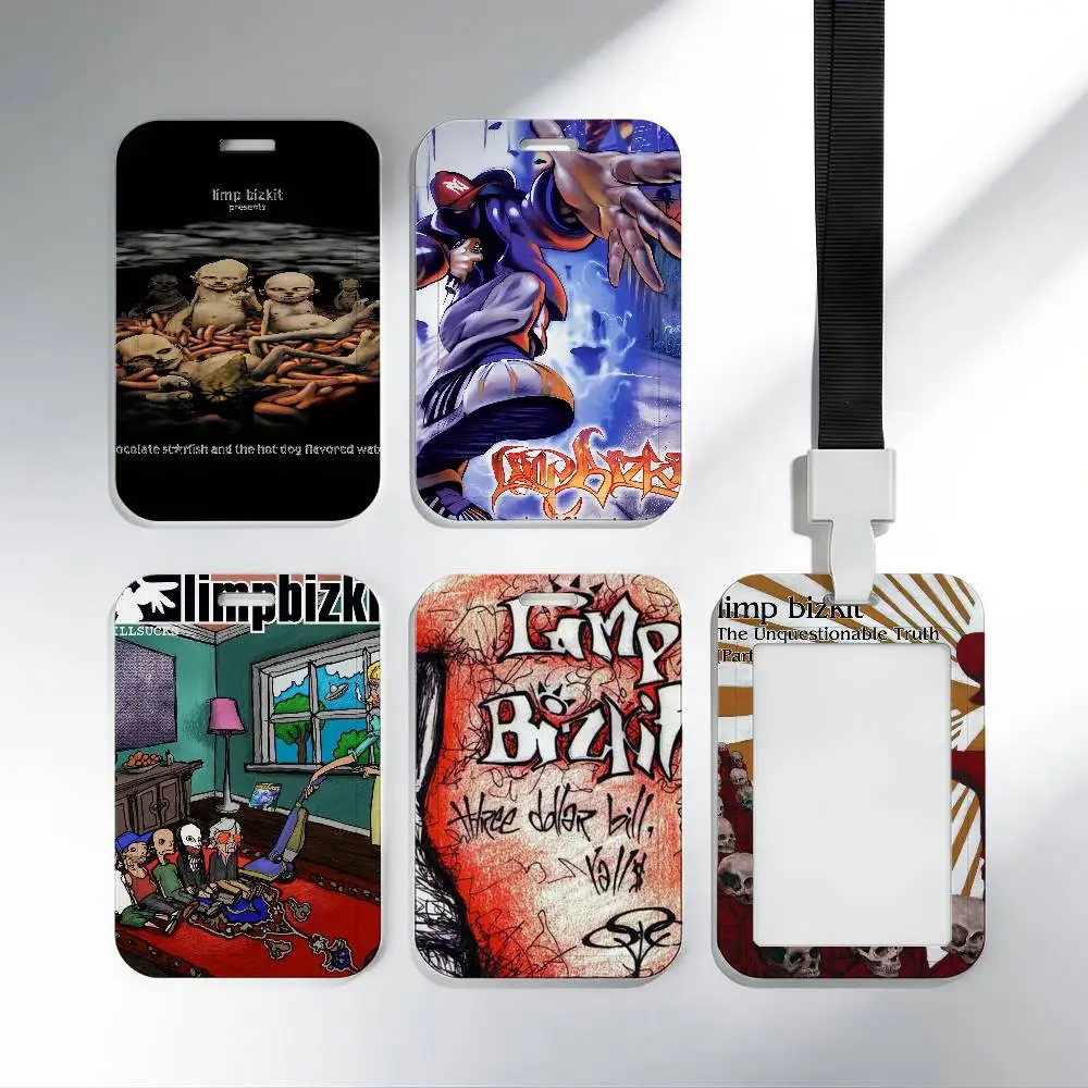 

Держатель для кредитных карт Limp Band Bizkit, чехол для карт, для женщин и мужчин, для рабочего удостоверения