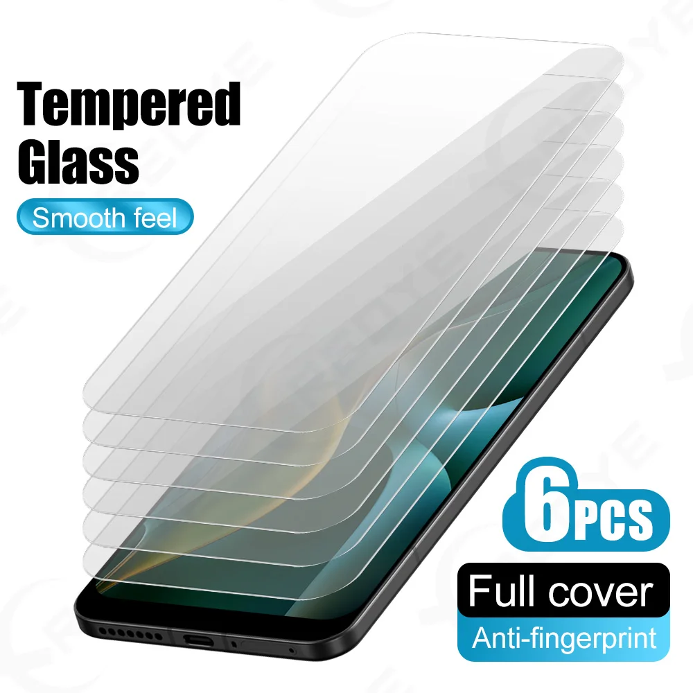 

6 шт. защитных стекол для Motorola Moto G, G Power, G Play (2026), G Stylus 5G, G Power (2025)