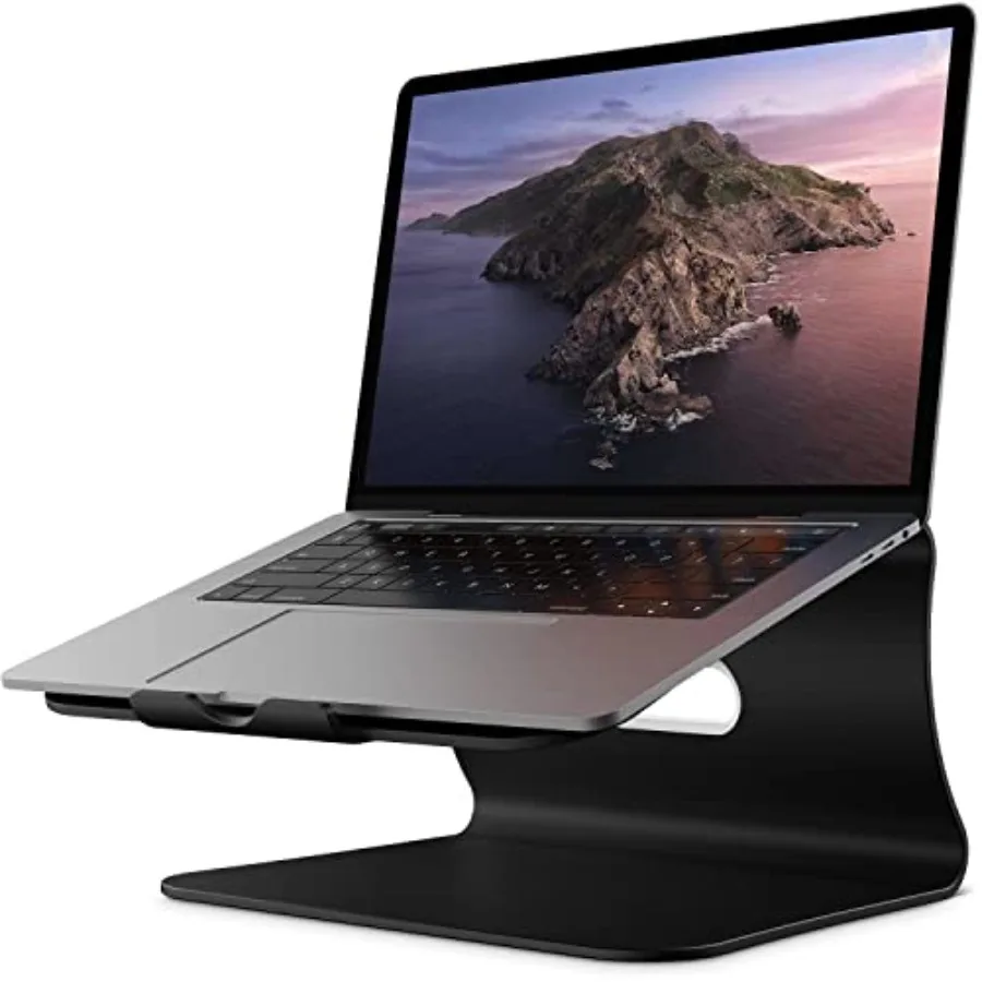 

Laptop Stand Aluminum Notebook Holder Riser Heat-Vent for MacBook Air/Pro Dell HP Lenovo Microsoft Surface Samsung 11-16 Inch N