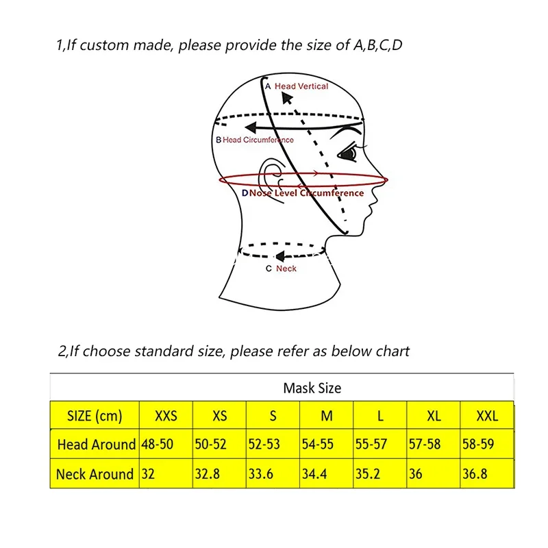 Sexy Latex Gummi Women Men Hood Rubber Mask with Neck Stranglehold Binding Buckle Handmade Headpiece Clothing