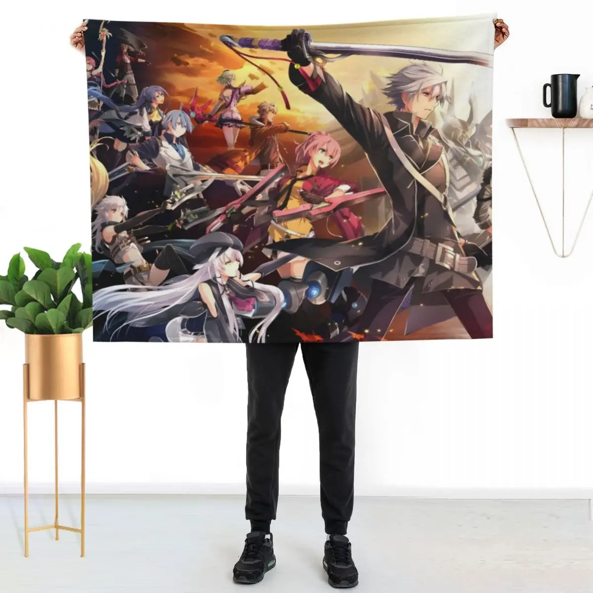Legend of Heroes - Trails of Cold Steel Throw Blanket Kid'S Soft Plaid blankets and throws Single Bed covers Softest Blankets