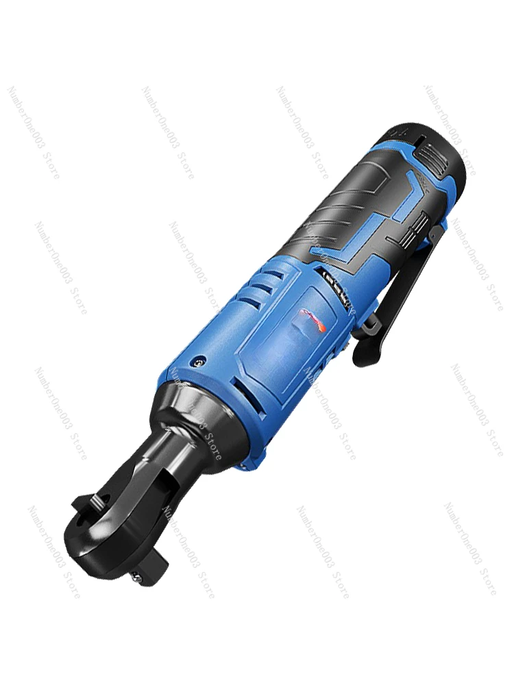 

Charging 12v ratchet wrench 90 degrees right angle Dongcheng fast stage truss middle flying angle to lithium battery wrench