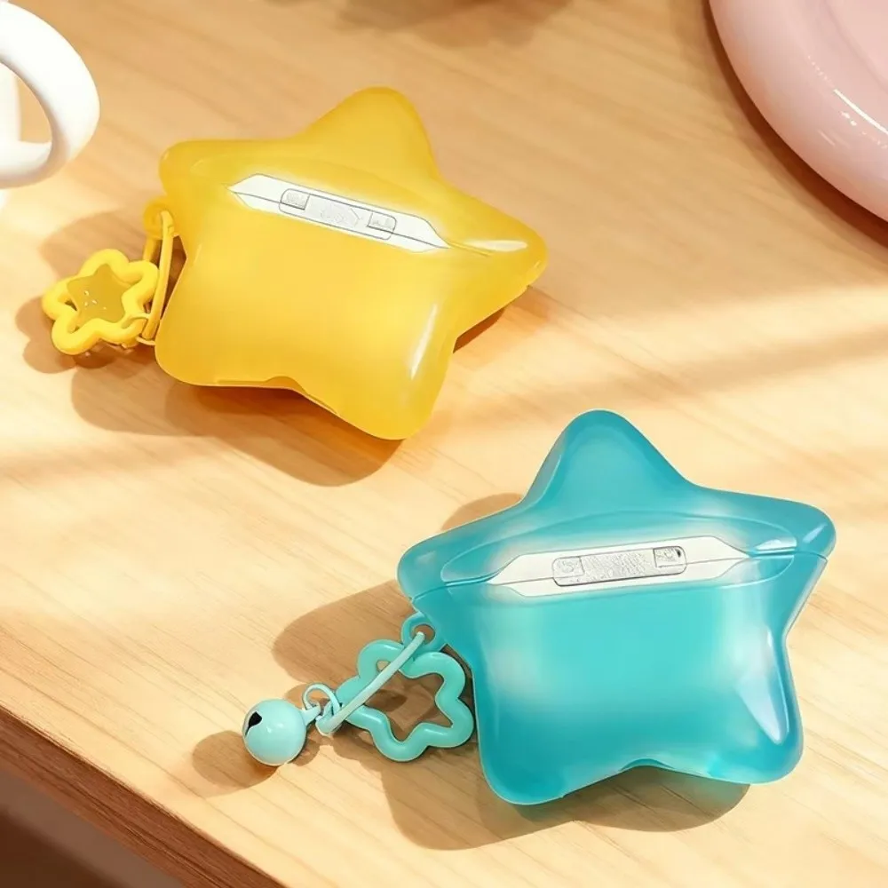 For Airpods 1 2 3 4 Pro Pro 2 Pro 3 Translucent Star TPU Earphone Case Accessories Cover image 3