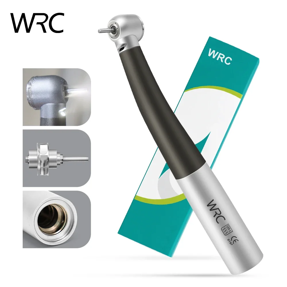 Dental High Speed Ceramic Bearing Handpiece LED Self-Power E-generator Fiber Optic Push Button Air Turbine dentistry tools