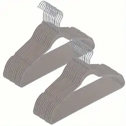 Home Clothing Hanger Heavy Duty Non Slip Velvet Clothes Hangers