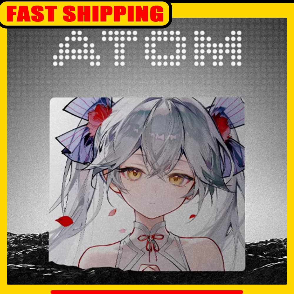 

ATOM Resin Gaming Mousepad FPS Speed and Control Mouse Pad Skidproof Waterproof For CSGO APEX Valorant Pc Accessories Gifts