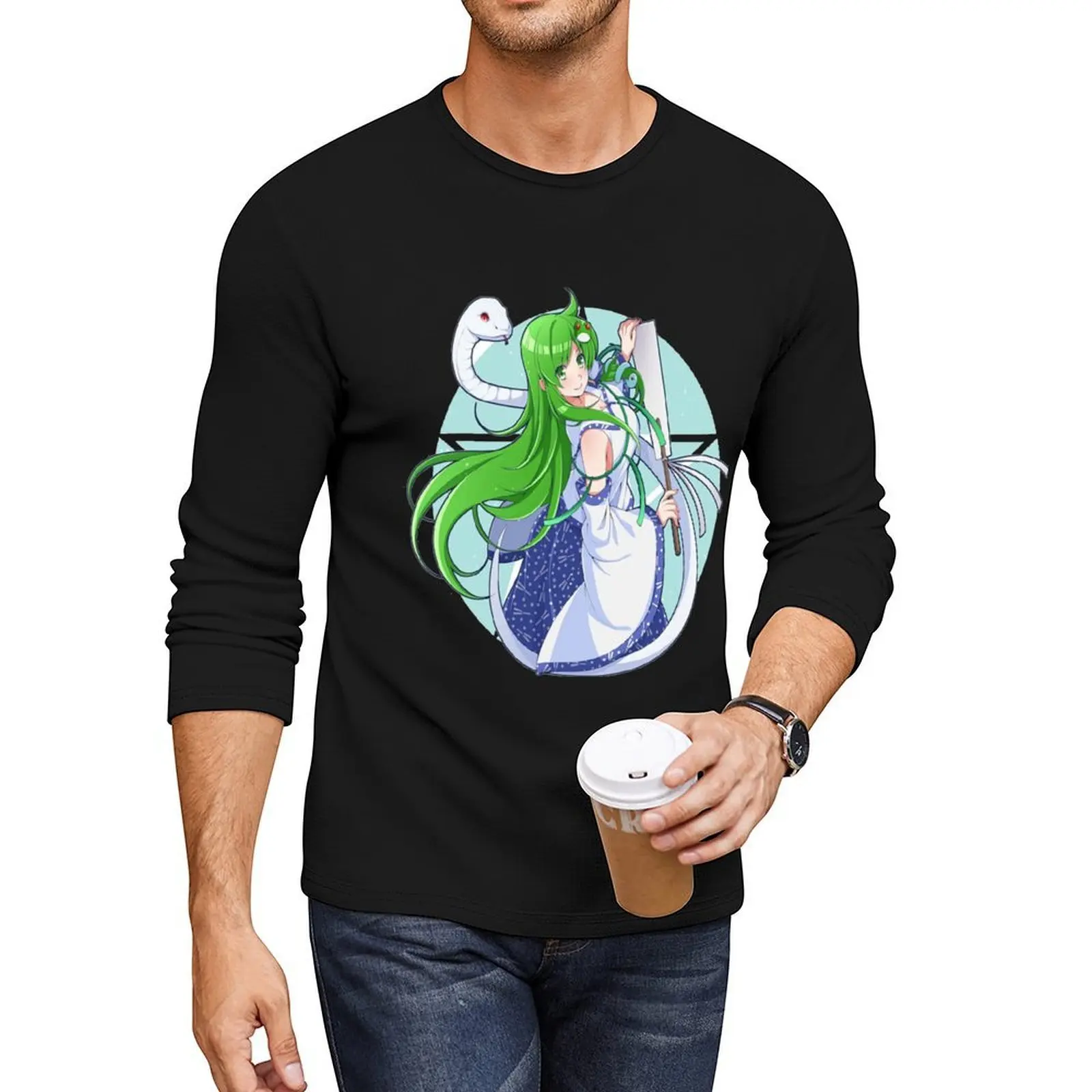 

Kochiya Sanae Long T-Shirt boys t shirts custom t shirts cute clothes aesthetic clothes mens graphic t-shirts pack