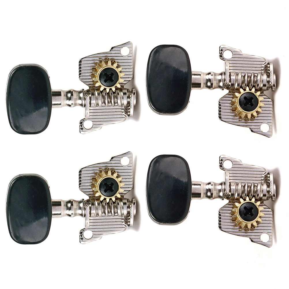 

4Pcs Tail Single Hole String Accurate Guitar Tuning Machines Pegs Metal Replacement Old Strings Improve
