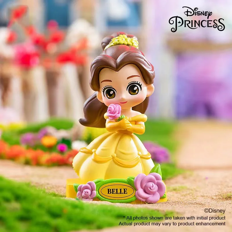 ديزني الأميرة حديقة حلم سلسلة صندوق أعمى سنو وايت سندريلا حسناء عمل الشكل سطح المكتب زخرفة لعبة نموذج دمى هدايا #4