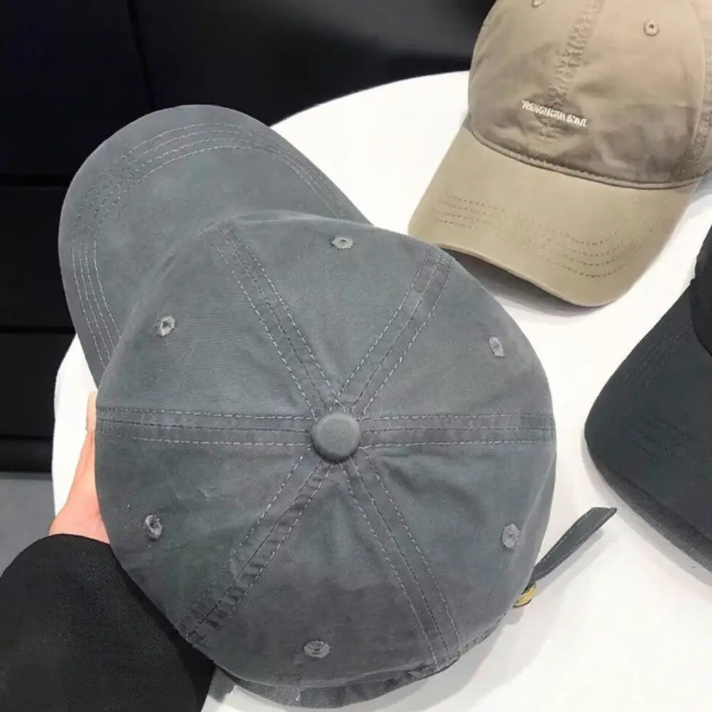 Fashion Baseball Cap Embroidery Detail Adjustable Strap Breathable Cotton Sun Hat Unisex Casual Style For Tuanjiao view 3