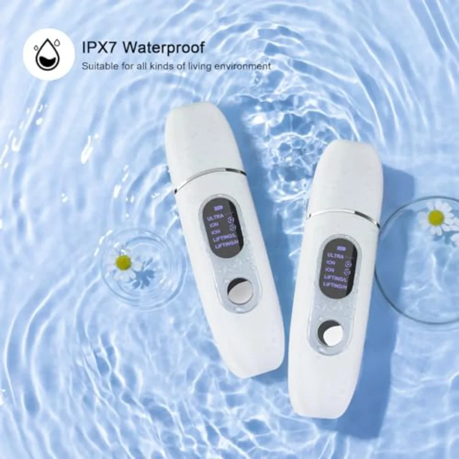 เครื่องขัดผิว Face Skin Spatula ไม้พายขัดผิวหน้า Black Remover เครื่องมือ 4 โหมดจอแสดงผล LCD กันน้ํา