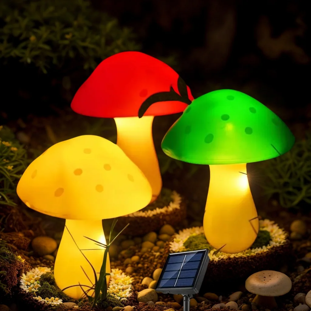 

Водонепроницаемые солнечные грибные гирлянды - 8-режимные светодиодные гирлянды для рождественской свадьбы и вечеринки на открытом воздухе