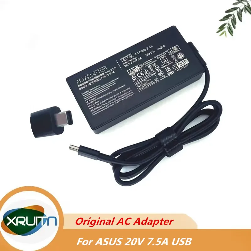 

Original 20V 7.5A 150W Rectangle Conn Charger For ASUS V16 Gaming Laptop V16 V3607 V3607VU V3607VJ Power Supply Adapter