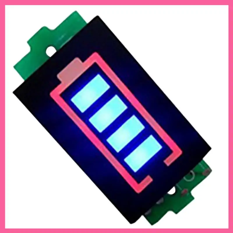 โมดูลแสดงสถานะแบตเตอรี่ลิเธียมแบบร้อน พร้อมหน้าจอสีน้ำเงิน เครื่องทดสอบพลังงานแบตเตอรี่ Li-Po Li-