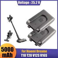 Replacement 5000mAh Battery for Xiaomi Dreame R10Pro T10 T20 V12S Cordless Vacuum Cleaner Rechargeable Li-ion Battery