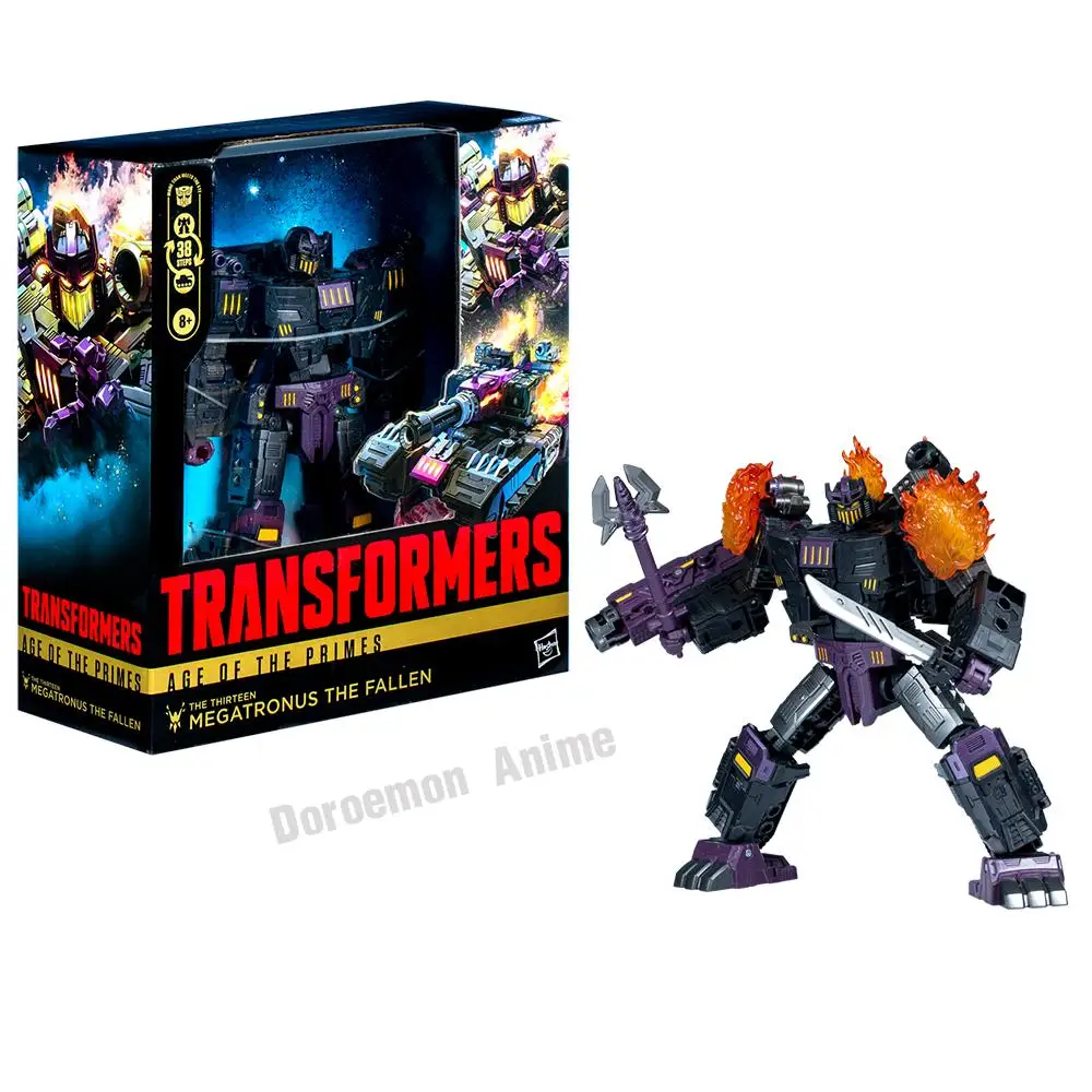 In Stock Original Hasbro Transformers Age of The Primes Leader Class The Thirteen Megatronus the Fallen collectible action model