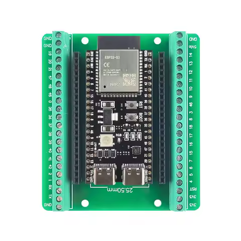 ESP32 S3 Development Boards with Expansion Adapter Kit 2.4G Wifi BT Module ESP32-S3 N8R2 N16R8 44Pin Type-C ESP32-S3