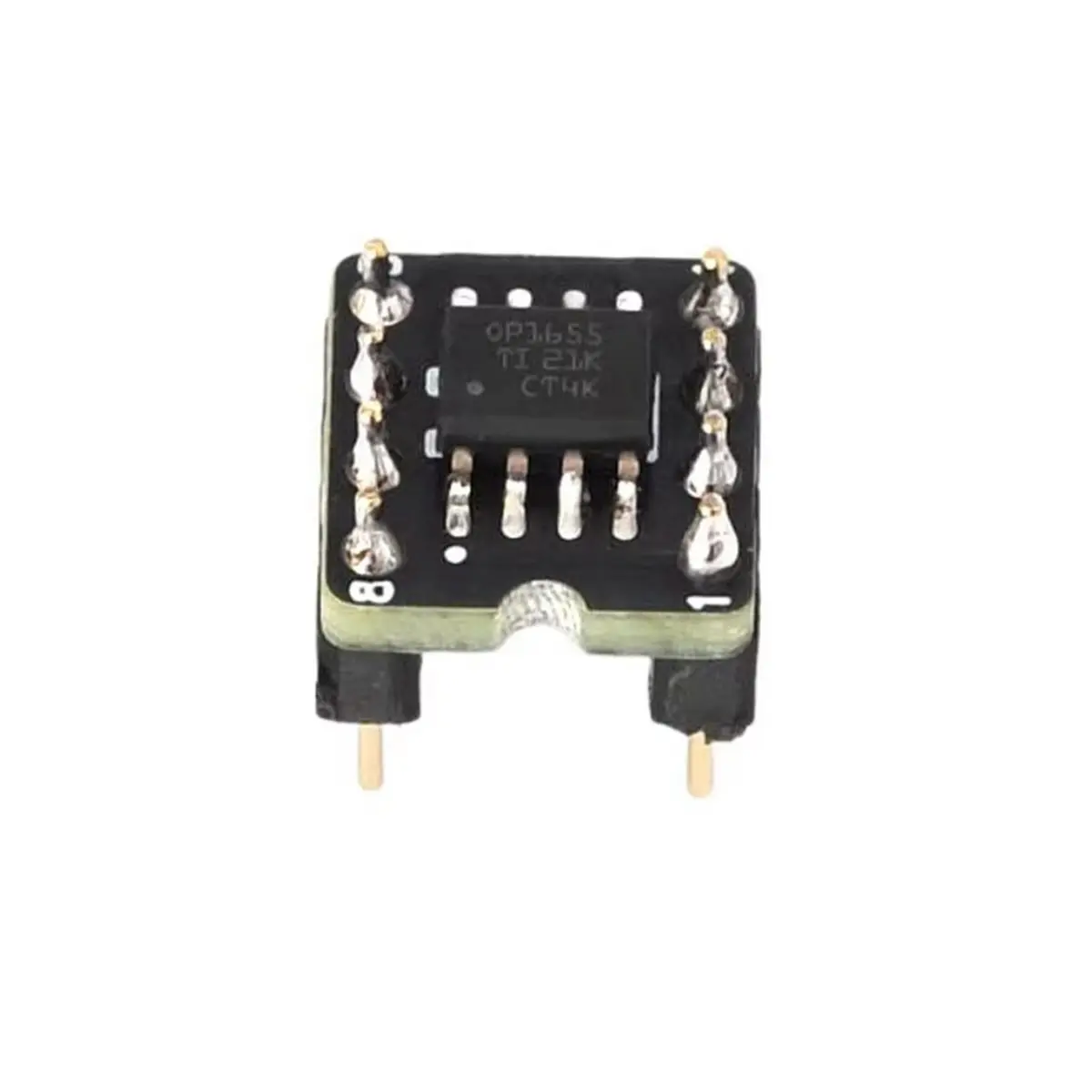 OPA1655 100mA High Current JFET Single Op Amp Low-Distortion Single Op-Amp, SMD to DIP, Thickened Pins