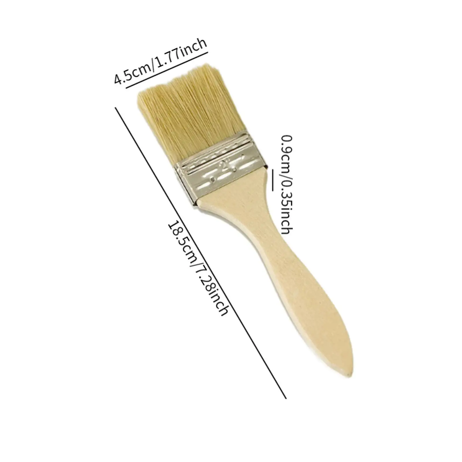 Brush Set for Painting And Crafting - Flat Tools for Varnish And Stains