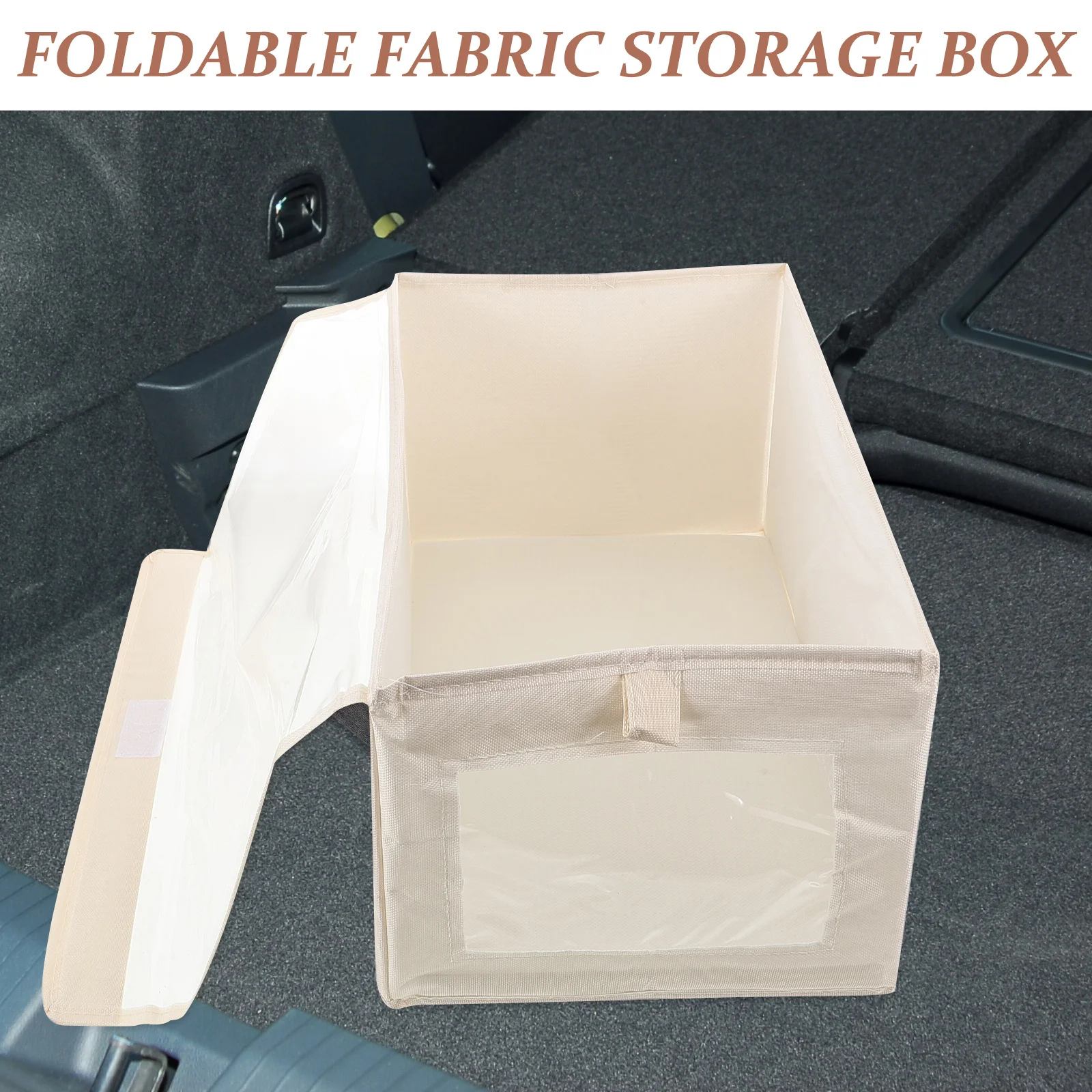 3 قطعة صناديق تخزين الملابس القابلة للطي أكسفورد النسيج غطاء شفاف خزانة منظم لغرفة النوم عنبر المنزل التخزين #6