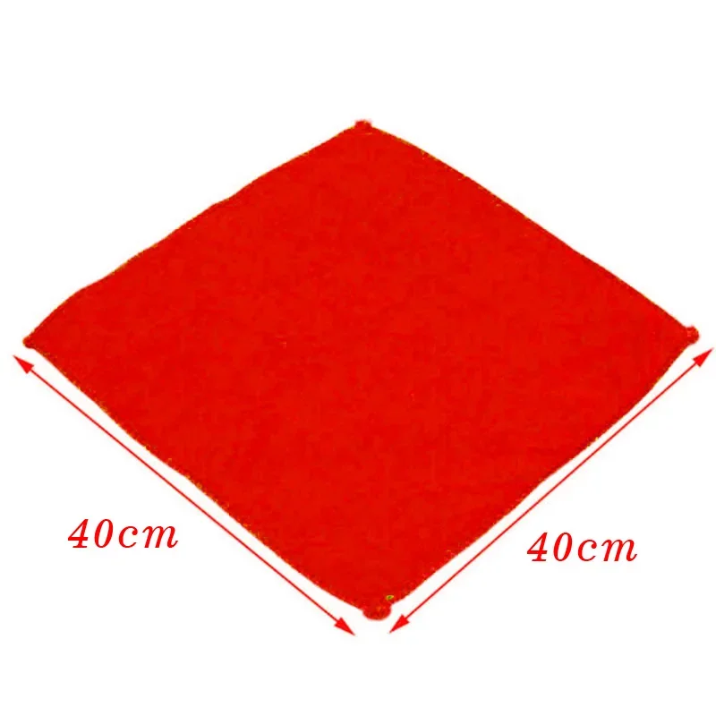 10Pc Microfiber Car Cleaning Cloth Water Absorbent Lint Free Red Wash Towels For Kitchen/Bathroom Home Car Accessories 30x30cm