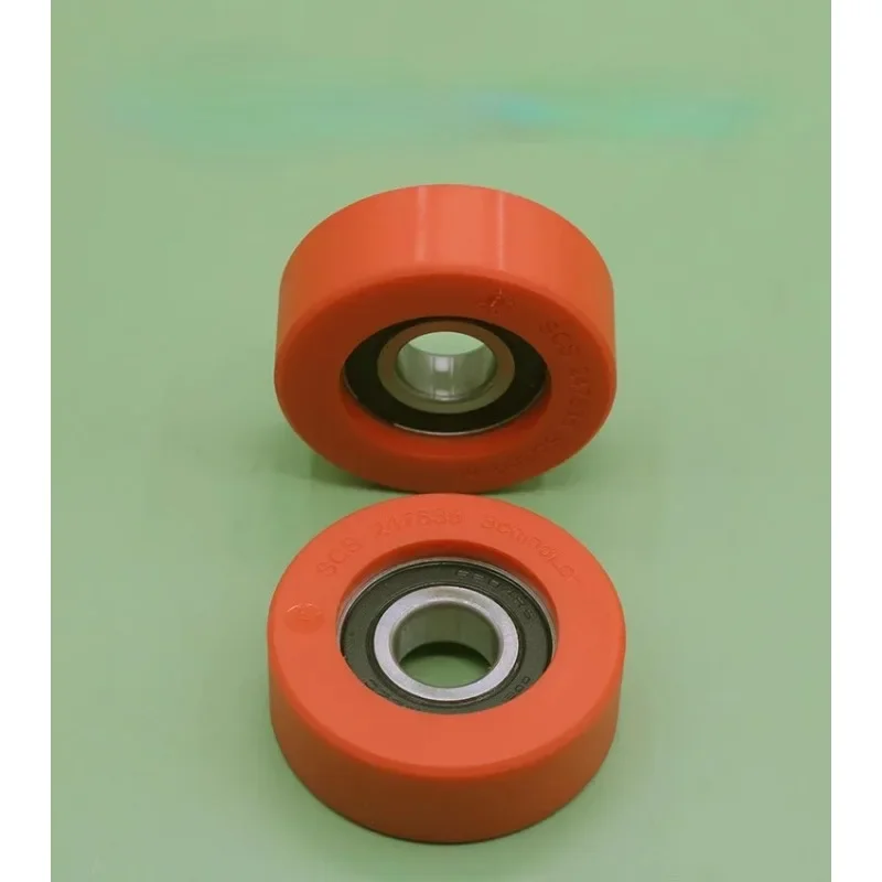 2pcs 20x70x25mm red Elevator ladder step wheel pulley wheel 6204 bearing elevator step wheel