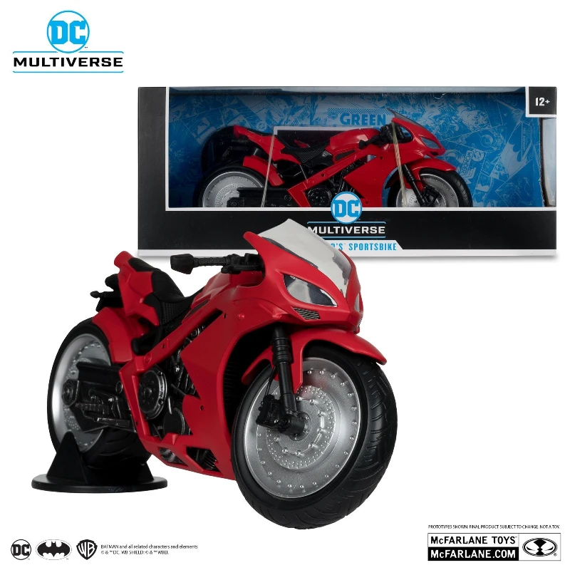 

Brand new genuine stock McFarlane DC series Red hood motorcycle figure toy model