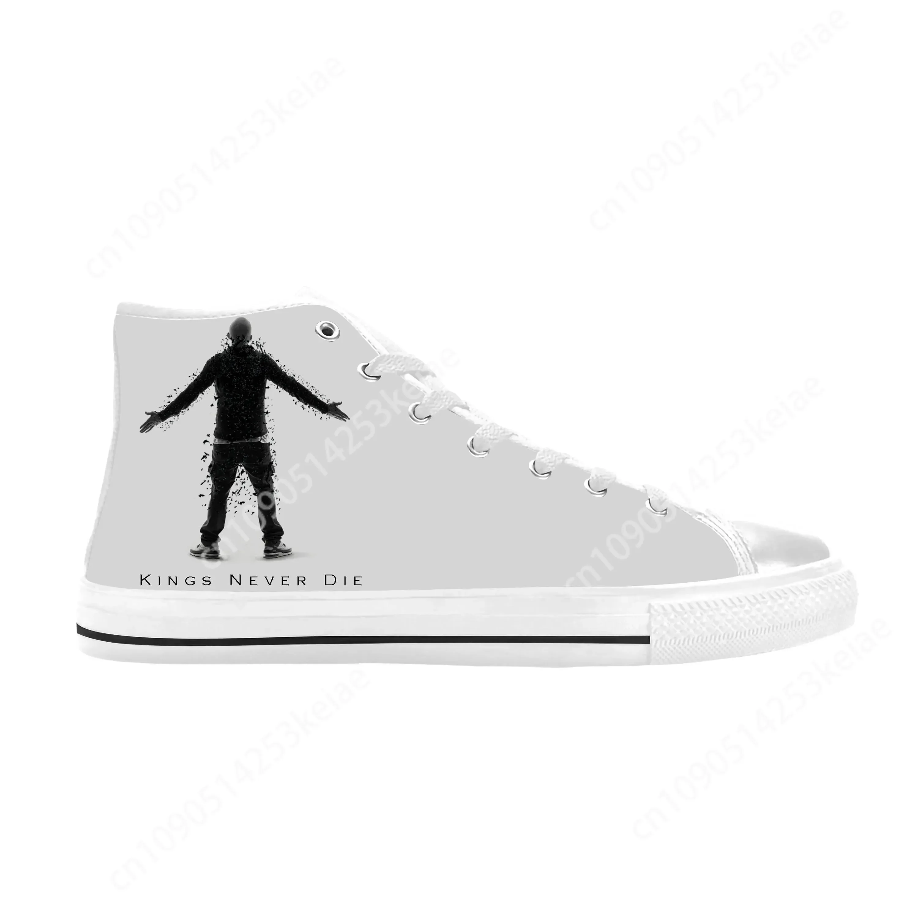 Hip Hop Rapper Rap Singer Music Eminem Rock Funny Casual Cloth Shoes High Top Comfortable Breathable 3D Print Men Women Sneakers