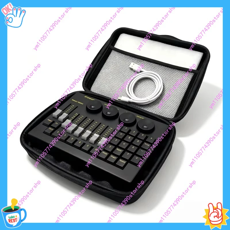 Mini MA Console Command Fader PC Wing Stage Lighting Controller Disco DJ Moving DMX Light Control System Replacement Spare Parts