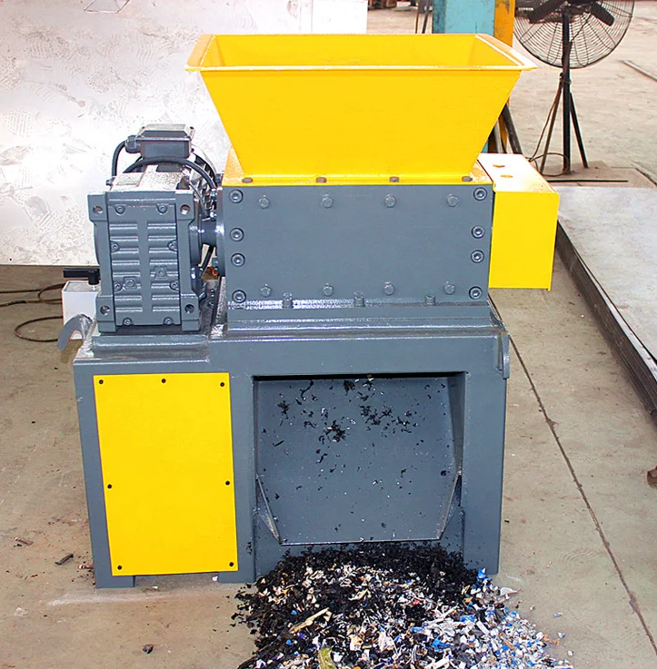 Industry Double Shaft Scrap Engine Metal Plastic Crusher Shredding Machine Waste Metal Shredder for Sale