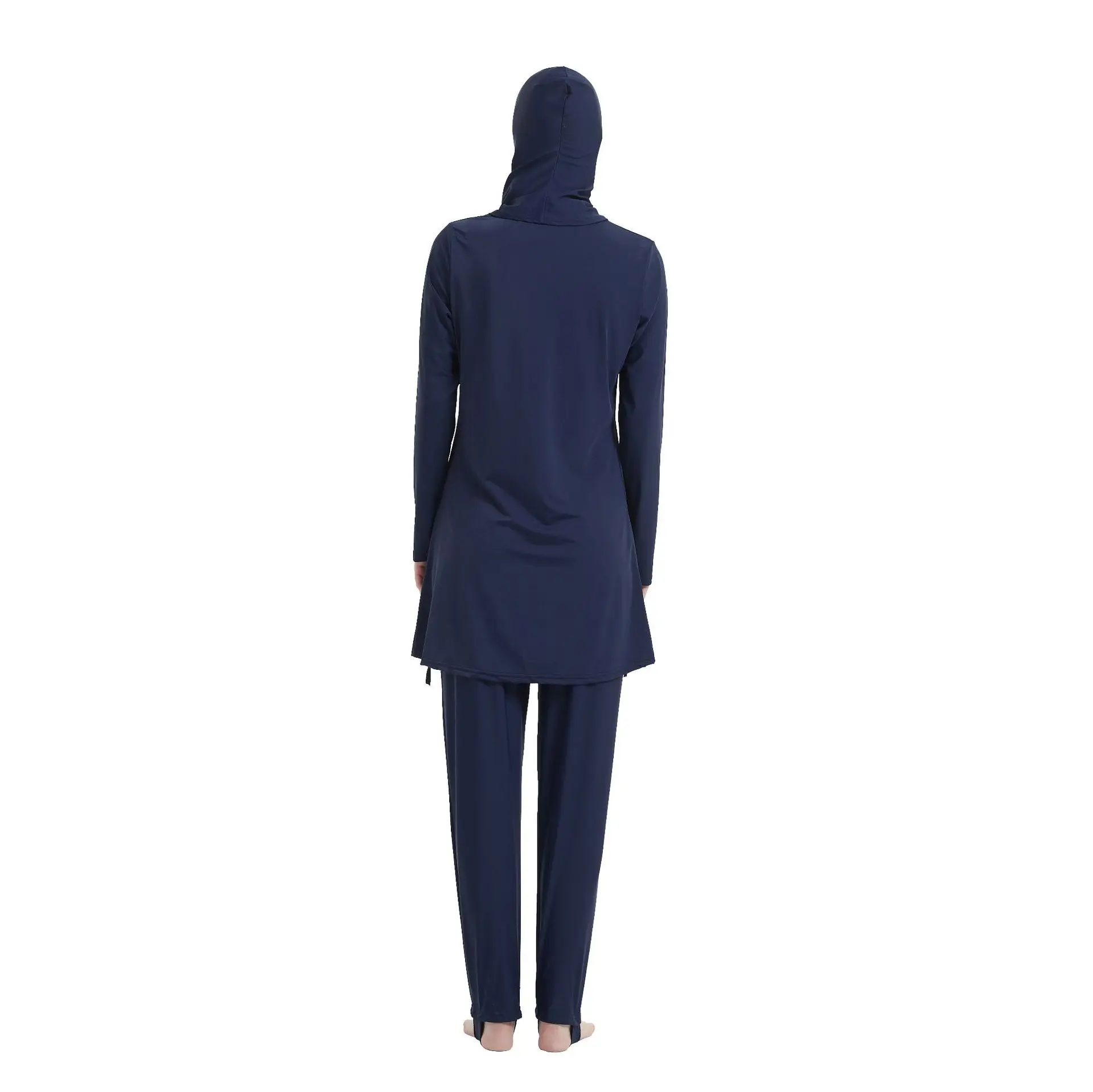 3 uds modesto Burkini Femme Musulmane conjunto De cubierta completa traje De baño musulmán mujeres Maillot De Bain Hijab traje De baño Islam traje De baño