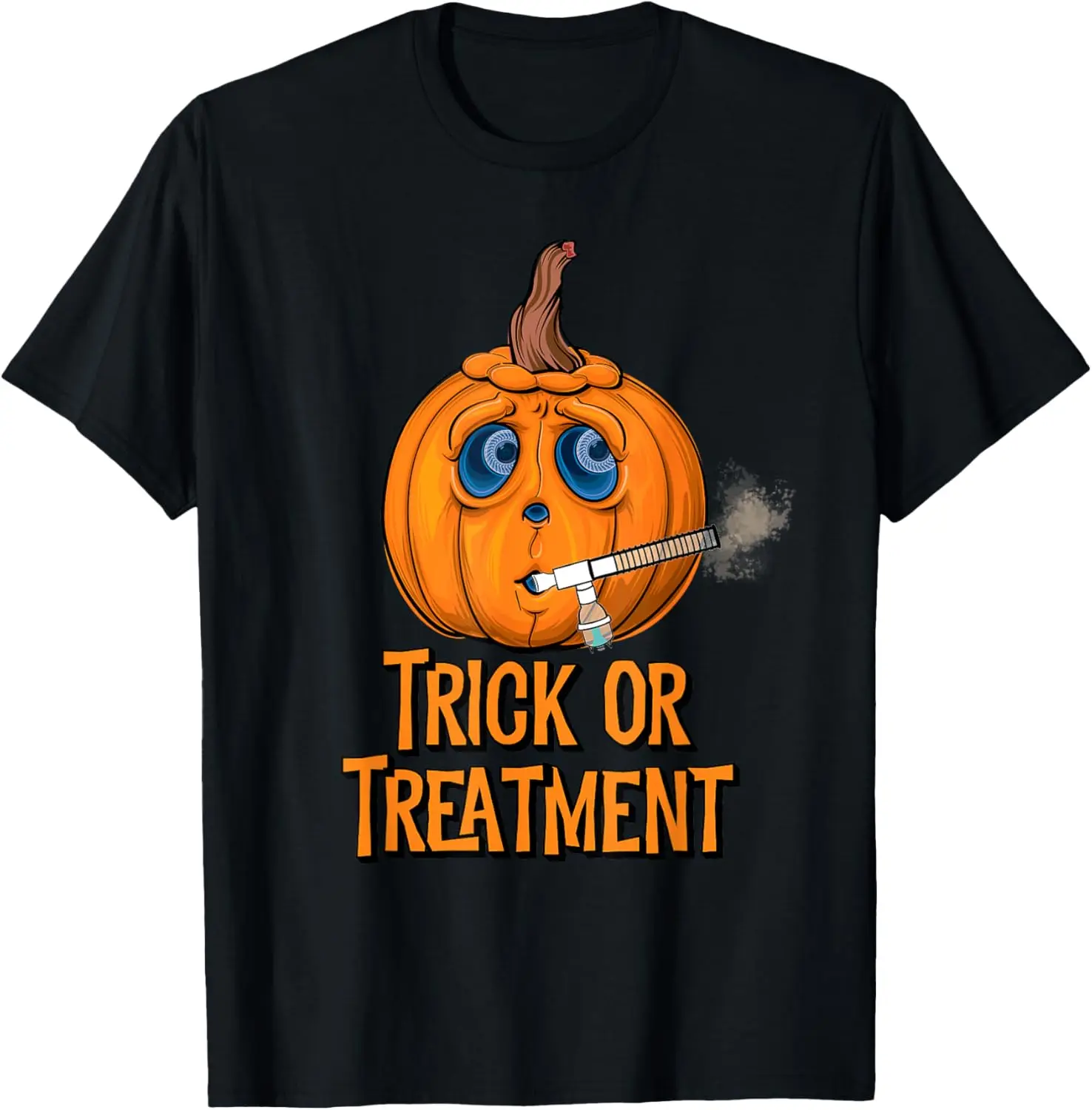 Trick or Treatment Funny Halloween Respiratory Therapist T-Shirt