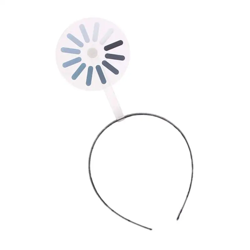 

P9FE Creative Prank Loading Error Headpiece Prom Birthday Hairbands Fun Headwear Eye-catching Goof Hair Headwear