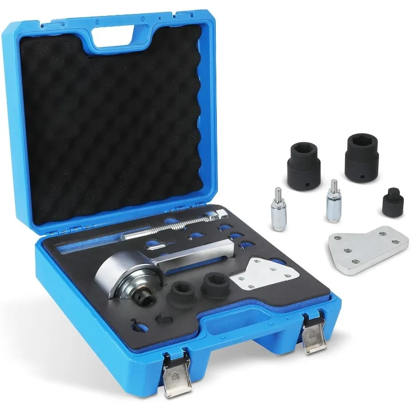

Set for Ford 1.0L/1.1L Ecoboost/Duratec Engine Crankshaft Belt Pulley Removal Tool 1: 5 Labor Saving & 1/2" Dr
