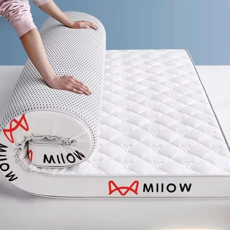 Latex Memory Foam Mattress Covering Soft Cushion Household Bedroom Dormitory Double single Tatami Sponge Mattress Topper Cushion