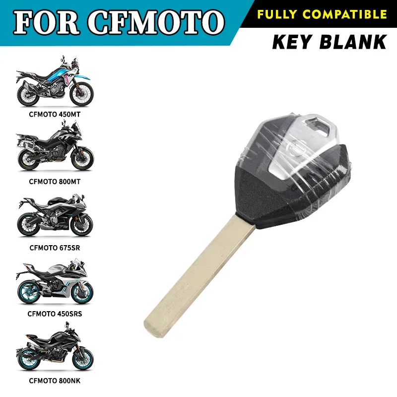 Para llave CFMOTO en blanco 450MT 450SRS 500 675 700CLX800NK MT llaves de Moto CF 450 piezas de Moto llave de motocicleta piezas de repuesto originales