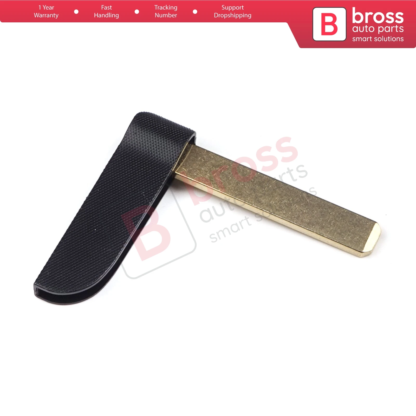 Bross Auto Parts BDP662 Smart Card Uncut Emergency Key Blade For Renault Megane Scenic Clio 3 Fast Shipment Ship From turkey