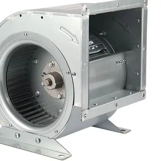 

9-9 Centrifugal Fan 550W 220V 50/60Hz Dual Inlets Forward Curved Commercial Kitchen Hood Exhaust Centrifugal Blower EC AC