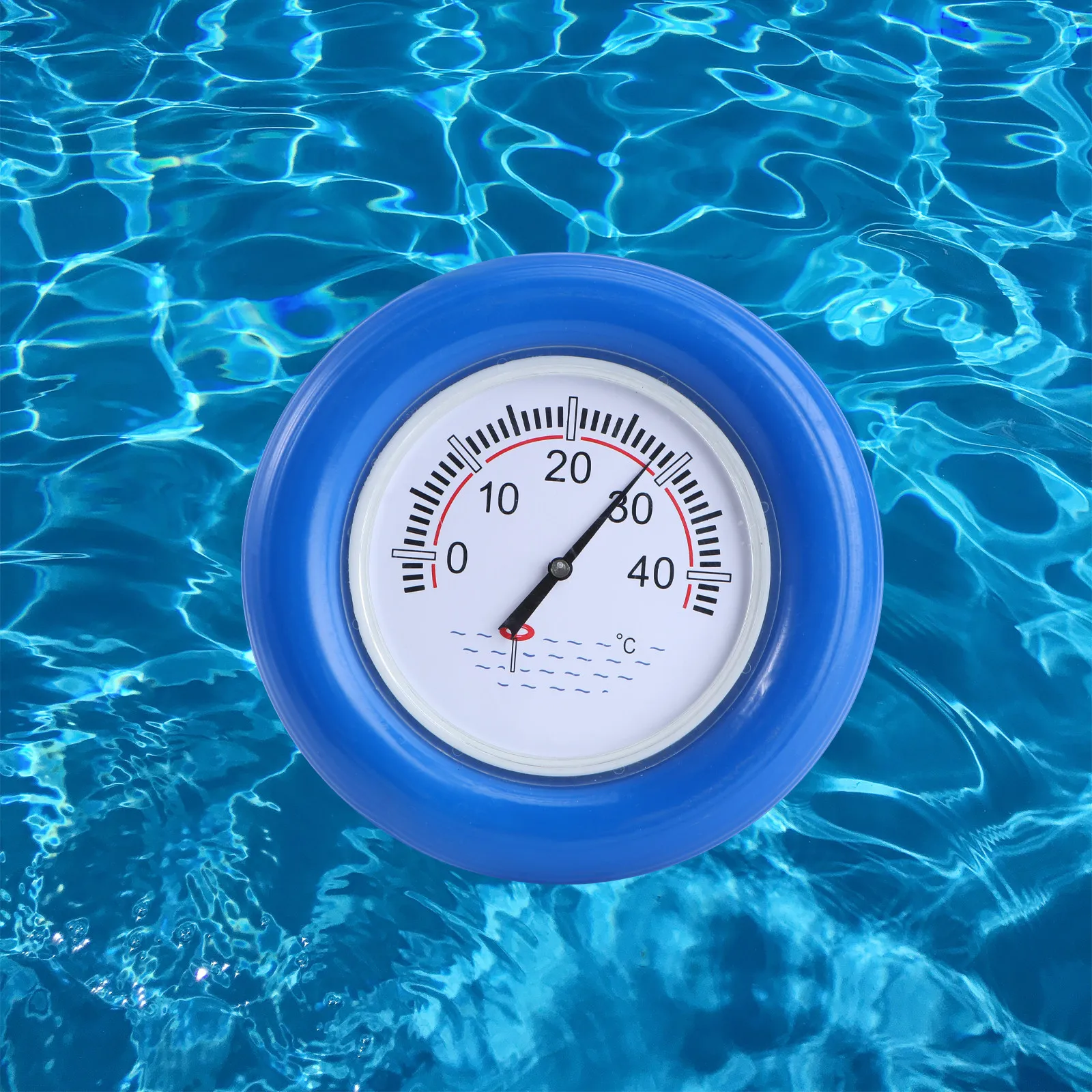 

1Pcs Float Thermometer Swimming Pool Water Temperature Tester Large Clear Scale No Battery Needed Pool Accessories for Ponds