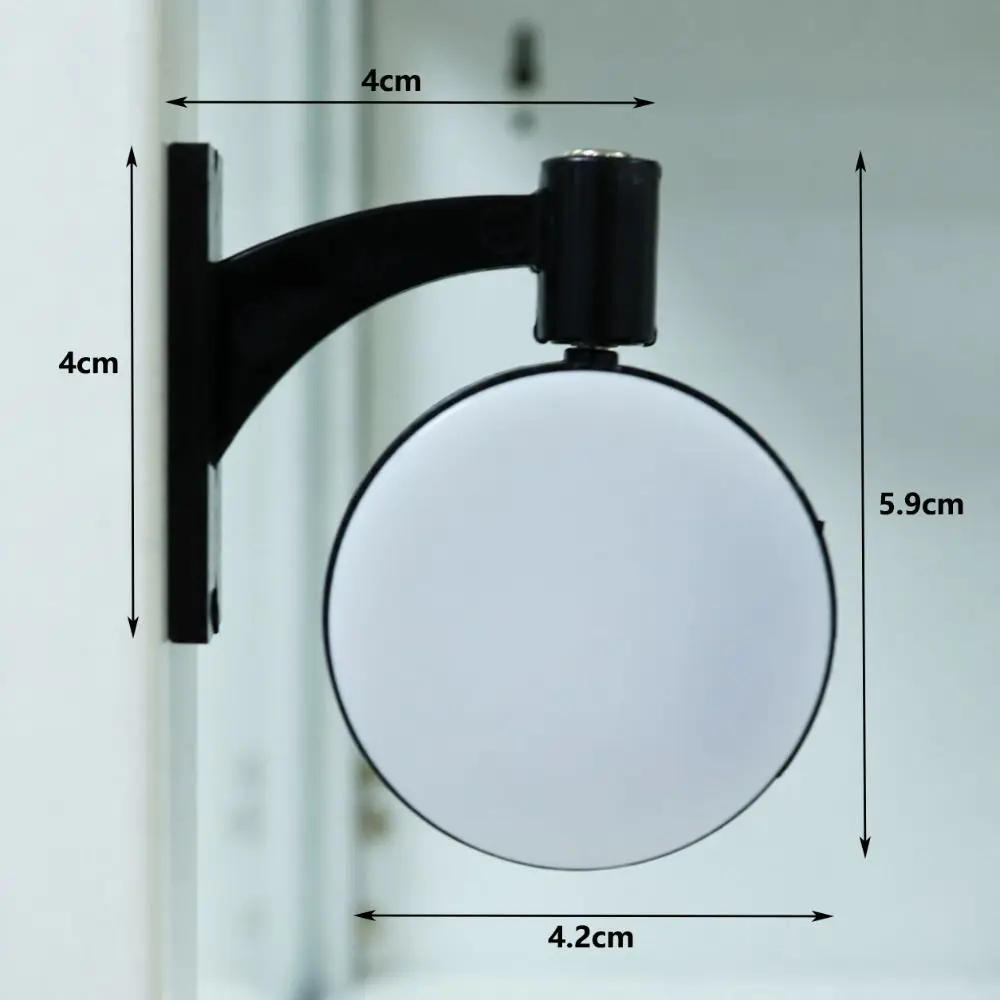 With LED Lights Fridge Sticker Round Square Mini Fridge Decoration Magnets Plastic Blank with No Pattern