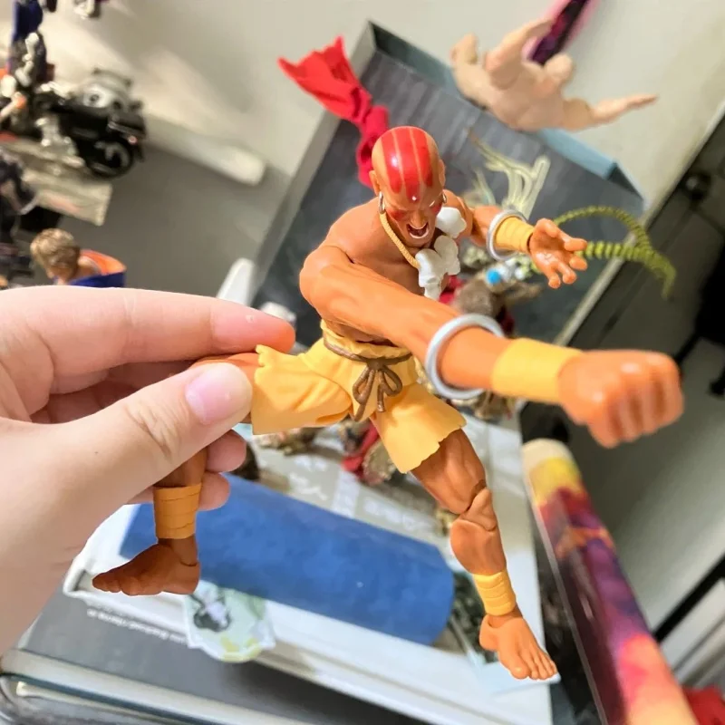

Genuine Jada Toys 1/12 Dhalsim Action Figure Ultra Street Fighter Ii Us Version Collectible Model With Replaceable Parts